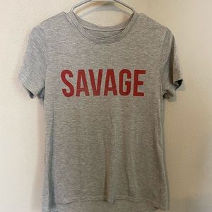 Modern Lux Target Savage Gray T-Shirt Small
